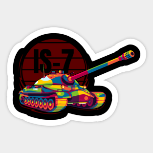 IS-7 Soviet Heavy Tank Sticker